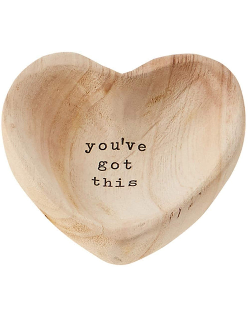 Wood Heart Trinket - You've Got This