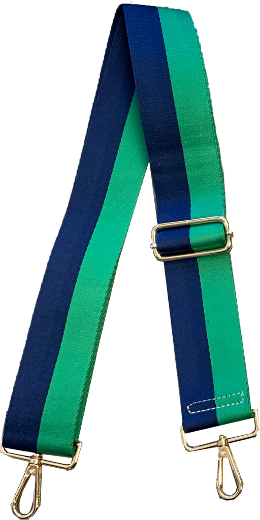 Bag Strap - Stripe, Navy/Green
